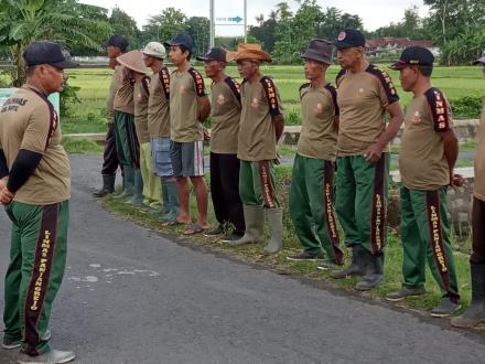Apel Linmas Sebelum Kerja Bakti